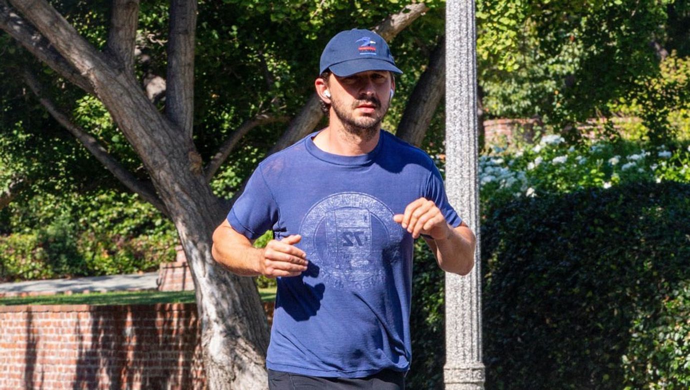 Shia LaBeouf goes for run after being charged with Battery and Theft