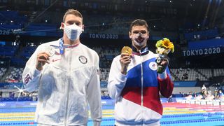 Nemáš tu co dělat, osopil se americký plavec na vítězného Rusa