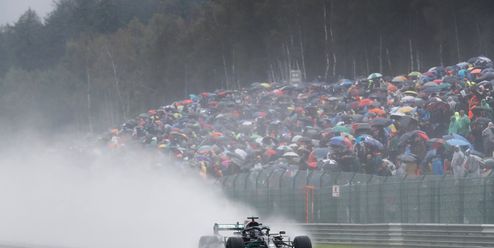Velká cena Belgie nadělovala poloviční body. Teprve pošesté v historii Formule 1