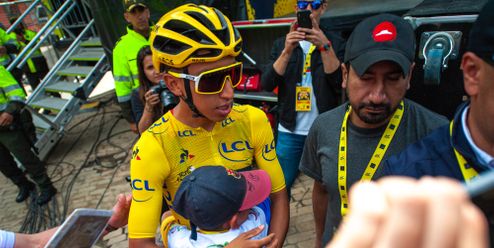 Víc než Giro a Tour. Egan Bernal se setkal s papežem