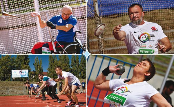 Handicapovaní sportovci se představí na atletickém mítinku v Pardubicích