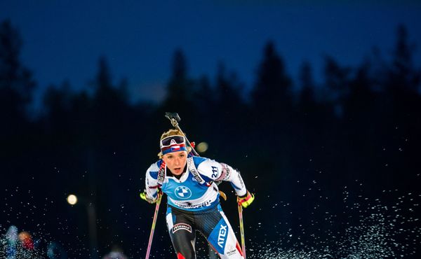 Markéta Davidová šestá ve sprintu v Kontiolahti